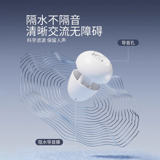 REXL swimming earplugs, professional for adults, waterproof, non-soundproof, otitis media, anti-ear water artifact, bathing and drifting, zero light black, cloud-like comfort, professional waterproof