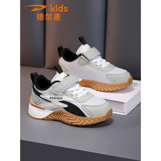 Del Hui Kinderschuhe Forrest Gump Schuhe Jungen 2025 Neue Sommer Kinderschuhe mittelgroße Kinder -Schieber -Mesh -Turnschuhe 3527 Matcha Grün (Frühlingsleder) 34 Größe Innere Länge 21,8/Fuß Länge 20,8