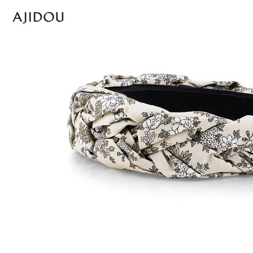 AJIDOU Ajidou headband, same style in offline mall, elegant floral wide headband, birthday gift for girlfriend, wife