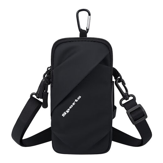 TFO event-grade sports arm bag multi-functional running mobile phone storage bag fitness wrist arm bag casual cross-body bag black cross-body bag black