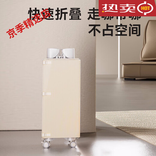 karmababy卡曼婴儿床可移动折叠新生儿无缝拼接大床多功能便携宝宝摇篮小床 床+蚊帐+哄睡杆+垫+物篮+尿布台