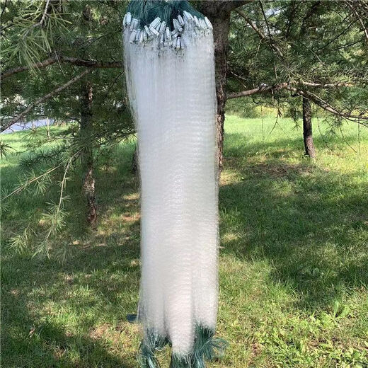 Tianlong pattern sticky mesh wire mesh fishing net three layers sinking net single layer floating net fishing net crucian carp silver carp and bighead carp white strip net fishing net single layer floating net 1 finger 16 meters 0.7 meters high