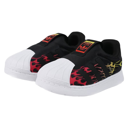 阿迪达斯（adidas）三叶草小童鞋 春夏新款ins潮时尚贝壳头透气运动鞋低帮耐磨休闲鞋 EG9215 20 /4K/115mm