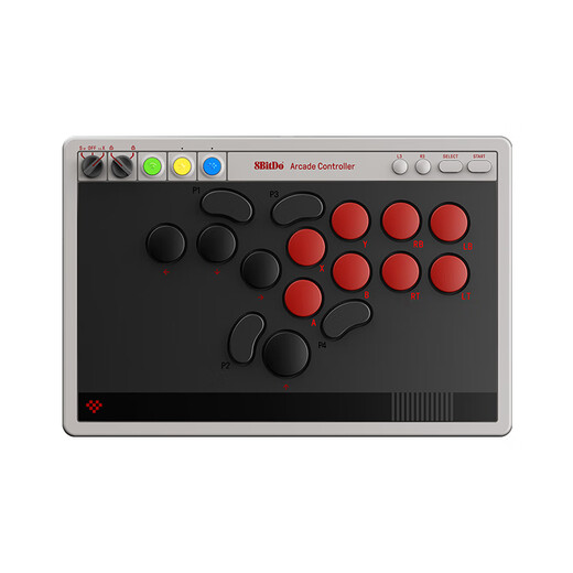 8BitDo Tianrenxing arcade controller Switch2 three-mode wireless full button layout Hitbox Kaihua short axis PC computer Steam Street Fighter 6 action fighting game Silk Song