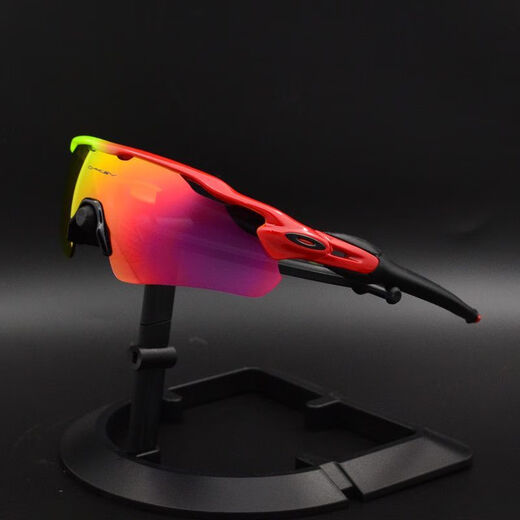 Oakley 9275 Lunes à vélo 9208 Sports extérieurs Moulonnaire de sports et lunettes de soleil Cadres TR90 pour hommes et femmes couples, draps rouges à cadre blanc complet, emballage simple + comptoir