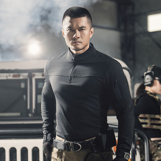 Dragon Tooth third generation defender lightweight stand-up collar fleece sweater warm jacket men's outdoor leisure sports slim tactical jacket abyss blue M 175/96A 141-156Jin Jin is equal to 0.5 kg