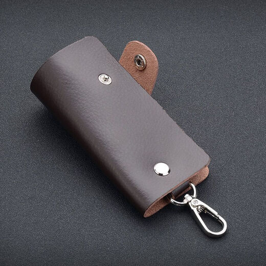 casa-kups2025 Nouveau sac clé simple Sac à la taille de vache pour hommes pending portable portable sac clé sac pour femmes en cuir pratique en cuir pratique noir