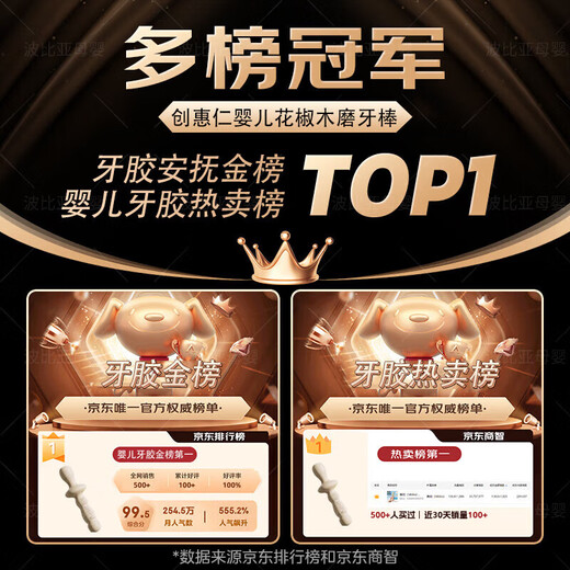 OEMG German high-end pepper wood teething stick for babies over 6 months old, teething gum toys for 5-month-old babies, teething stick*1, free storage box + Pisces bracelet + anti-drop chain