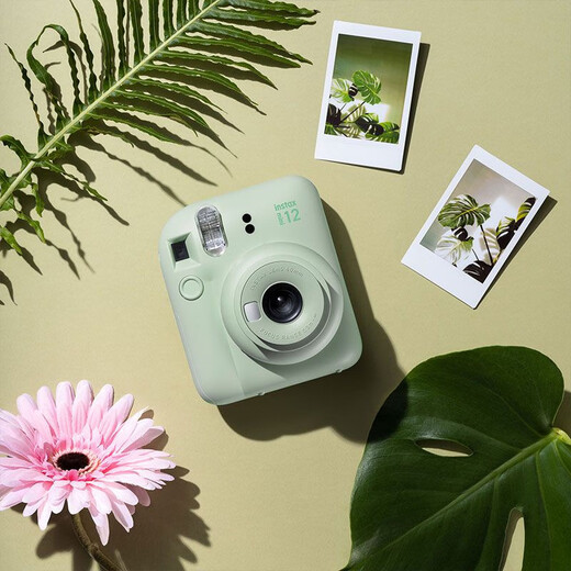 Fuji (FUJIFILM) instant camera mini12 camera mini11 upgraded photo paper one-time imaging photo birthday gift Mini12 Jasmine White International version Mid-Autumn Festival gift