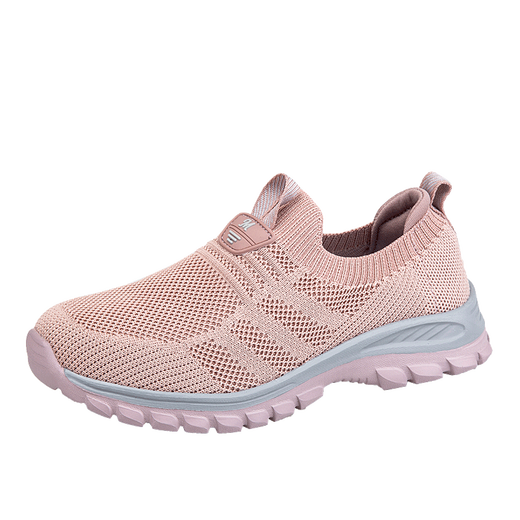 足力健大师老人鞋女士夏季软底防滑妈妈运动鞋轻便舒适一脚蹬中老年爸爸鞋男 9216女款花生红 35