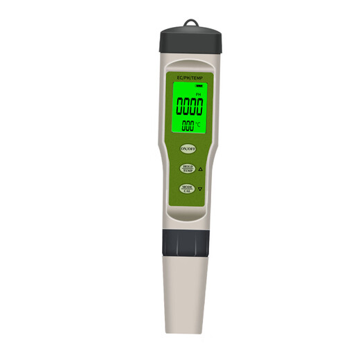Oluxun personalizado 10-in-1 Multifuncional Calidad del agua Pen Ph Ph Pen Accidity Meder TDS Tester Temperatura Salinidad de salinidad 9902 (pH/EC/temperatura)