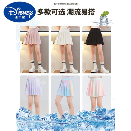 迪士尼（Disney）女童半身裙网球裙儿童夏季秋装裙裤大童百褶裙套装女孩jk运动短裙 9889T恤+4099格林童话 140