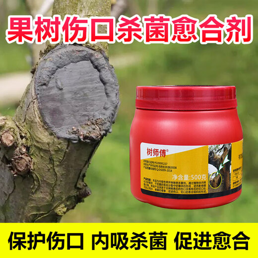 Thiophanate-methyl healing ointment, sterilizing wound healing lubricant, apple tree rot pesticide, non-membrane paste, 500gX1 bottle, free brush with purchase