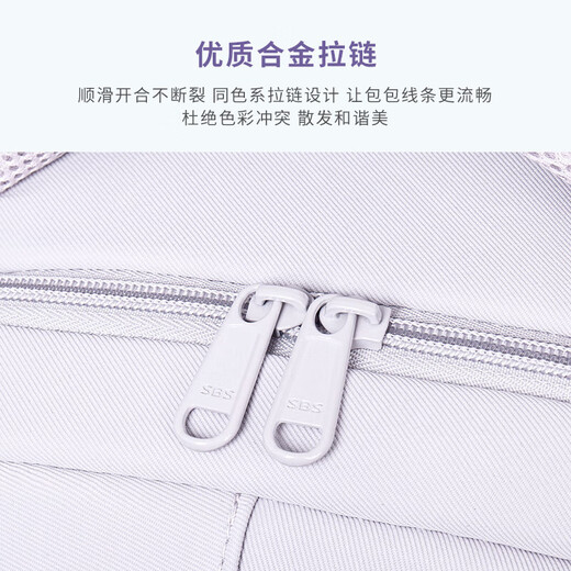 
COW schoolbag junior high school backpack large capacity high school college backpack campus simple versatile wear-resistant bag sky blue