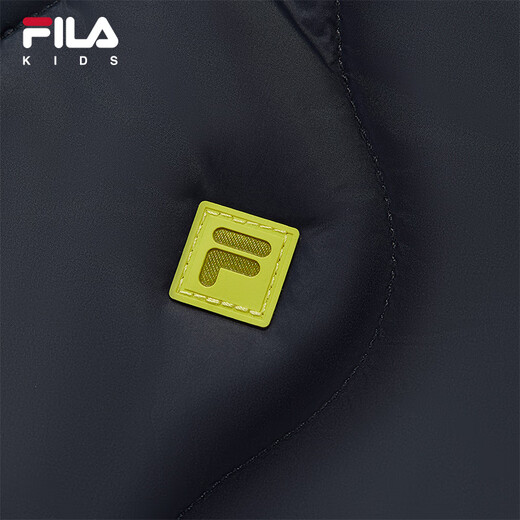 FILA children's cotton clothing 2025 winter new large and small children's sports jackets boys and girls school uniform artifact RD Sapphire-NV 165