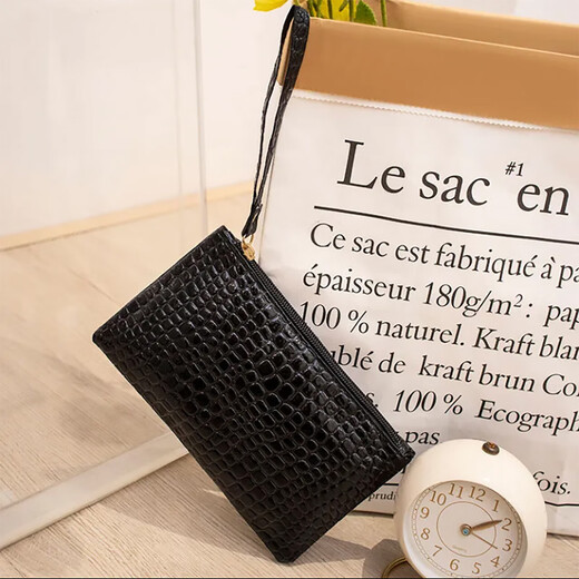 
Niche design multi-functional women's clutch bag ultra-thin solid color new premium card bag fashionable women's coin wallet handbag [Activity 1]