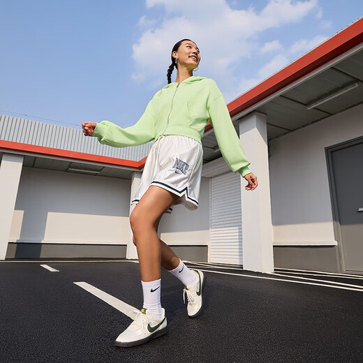 Nike Nike Women's Pure Cotton Colon Couter Sweater Summer NOUVEAU CHOOD SHOODIE OFFICIELLE NIKE 360 LIGHT LIME COLL_LIGHT LIME COLOR XS