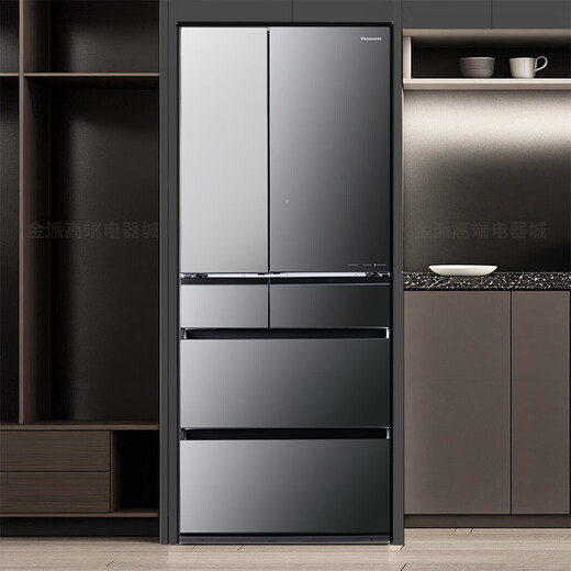 松下（Panasonic） NR-F604VT-N5/F509/F673/607/658/601松下原装进口冰箱 NR-F673WX-X5玛瑙镜面659L 原装进口