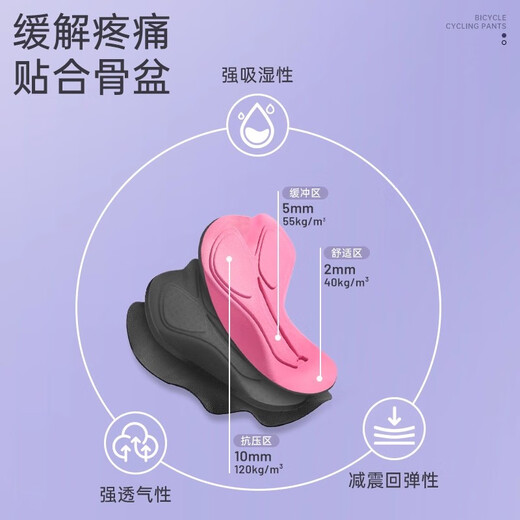 FYOUGA Cycling Pants Women's Style with Butt Pad 2025 Summer New Women's Shorts Cycling Road Cycling Suit Men's Half Pants - Black XL