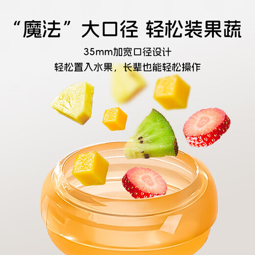 Bei Chuzhong baby's fruit-eating artifact bite bag baby's fruit and vegetable food supplement artifact silicone chewing music oral comfort teether L size 1 pack full silicone chewing music