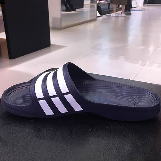 Adidas Pantoffeln Herrenschuhe Frauenschuhe Sommer Sports Strand Sandalen atmungsaktive Sandalen One-Shot Pantoffeln GZ3774 empfohlen, eine große Größe G15892 tiefes Dunkelblau 36.5 zu nehmen