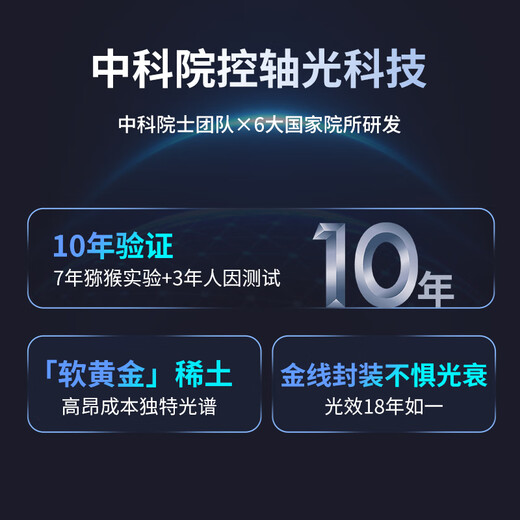 大满贯控轴卫士全光谱护眼桌面灯学生台灯护眼学习专用儿童防近视护眼灯 控轴卫士T1桌面大路灯