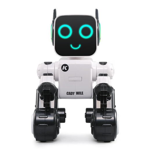 
JJR2024 robot children's toys for boys voice-controlled electric remote control intelligent programming early education voice-controlled Cody Weile dialogue version K10-pink voice dialogue + APP + 18 official standard battery life 60 points