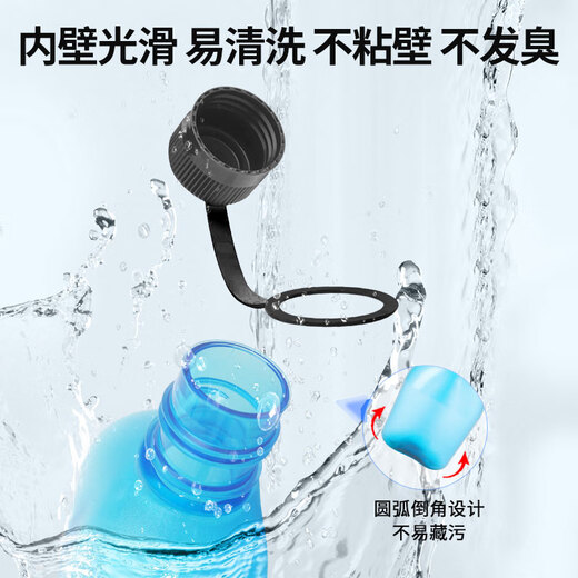 Le Gene (Nalgene) Copa de agua deportiva Gran capacidad Gran capacidad al aire libre Plastic Entrenamiento militar Fitness Kettle Estados Unidos 1777-9905_Military Green