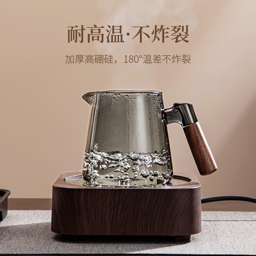 Puqi glass tea water separation cup teapot steaming integrated elegant cup teapot with inner tank filter large capacity tea set