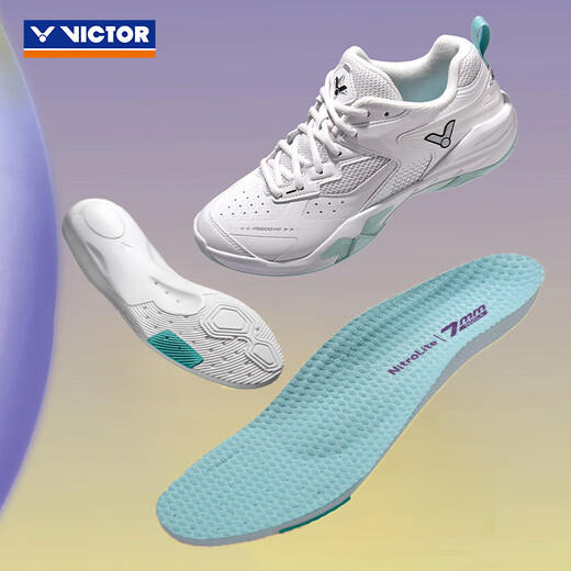VICTOR2025 new Victor Victor Badminton Shoes Men and Women Anti-slip Wear-resistant Shock Absorbing Professional Sports Shoes P9200cHP P9200cHP White and Green 41