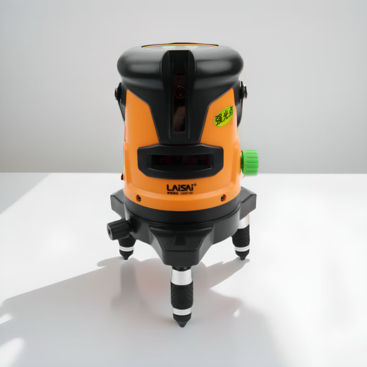 LAISE Láser Nivel infrarrojo de alta precisión Fuerte Línea delgada de 12 líneas Luz verde azulado verde Luz automática LSG671SD Luz verde dos líneas