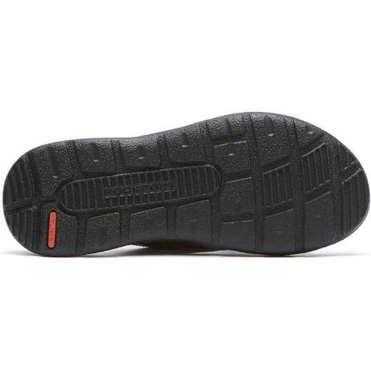 Actividades de verano para hombres de Rockport Sandalias PU material PU shock-absorción y zapatillas de playa a prueba de fatiga Entrenador Brown 41
