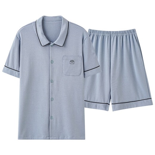 Victoria's Secret Emilysa Emilysa haut de gamme 100% coton Coton Coton Pyjamas Spring and Summer Cardée à manches courtes Sweet Home Vêtements Men de coton décontracté N12707 Femmes N12808 Men XL Femmes