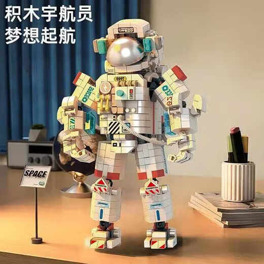 Bruchy Astronaut Lego building blocks assembled educational toy for girls 6-12 years old children's toy boy birthday gift model