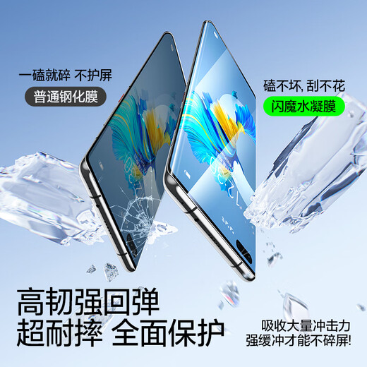 Flash Magic 2-pack, suitable for Huawei mate40pro mobile phone film, Mate40pro+ hydrogel film, tempered soft film, high-definition anti-scratch, wear-resistant, anti-fingerprint protective film