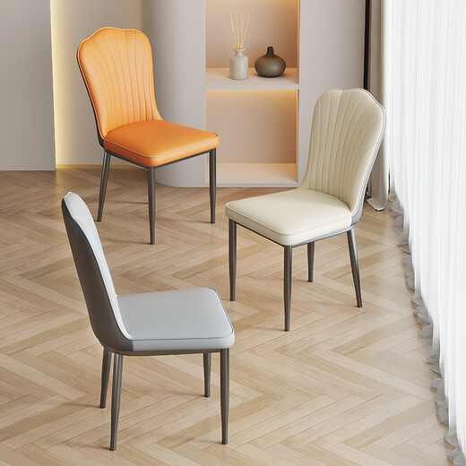 
Every year, the dining table and chairs are light and luxurious. Home dining chairs. Modern simple dining table and stools. Hotel restaurant commercial backrest chair. Crown chair*4-handle Y1047#