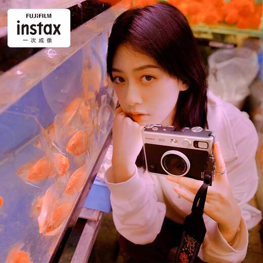 Fuji (FUJIFILM) instax Mini Evo one-shot imaging camera can be printed to give gifts on Chinese Valentine's Day EVO black international version