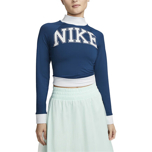 Nike New Women's Sports Imprimé T-shirt à manches longues décontractés DQ6625-460 L