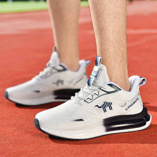 Pilot Camel men's shoes for summer breathable new sports shoes shock-absorbing and light rebound running shoes fashion exercise jogging shoes blue-QZ6227 38