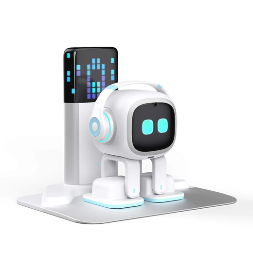 LIVING.AI EMO PET 智能陪伴机器人 情感宠物 桌面机器人 AI大模型 黑色 GoHome版