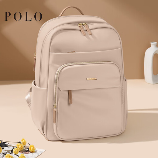 Polo -Rucksack für Frauen mit großer Kapazität Rucksack 14/15,6 Zoll iPad Computerbeutel Leichtes Rucksack Travel Commuter School Tasche