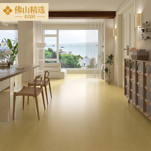 Foshan selected Japanese style 600x1200 soft velvet wood grain brick living room dining room bedroom floor tiles super white tiles S6227 600x1200