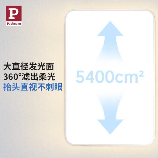 Paulmann P E series German Paulmann eye protection ceiling lamp full spectrum modern simple living room bedroom children's room set E series small warm white light recommended 8-12m warm white light 4000K