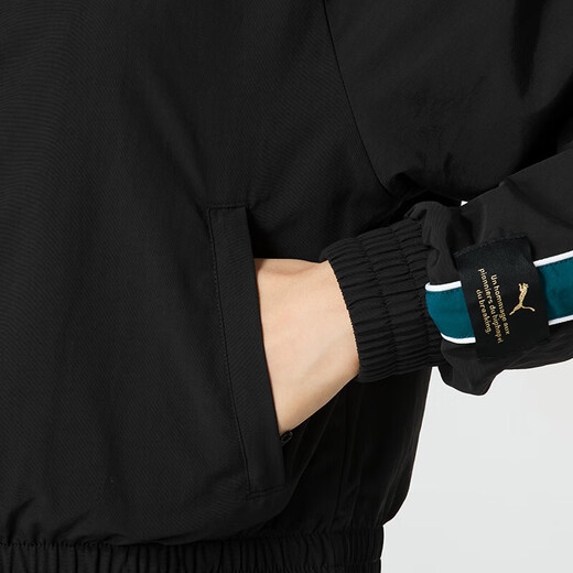 彪马（PUMA）官方舰店女装 2025夏新款运动服跑步健身训练服休闲时尚翻领夹克 629113-01 S