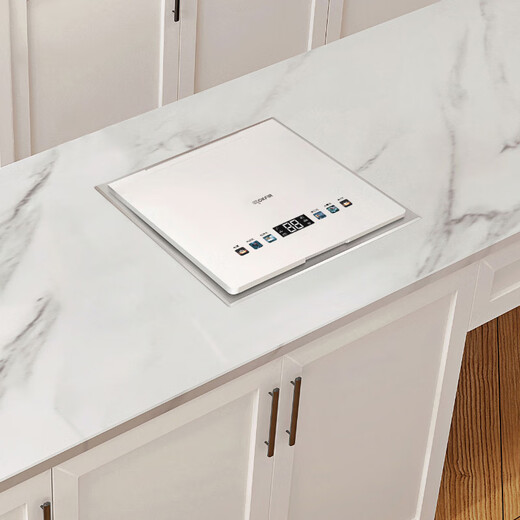 Merkfield crushed residue sink dishwasher household embedded countertop stainless steel inner cavity ultrasonic cleaning tableware high temperature steam washing hot air drying white single tank stainless steel inner cavity + crushed residue (water outlet on the left)