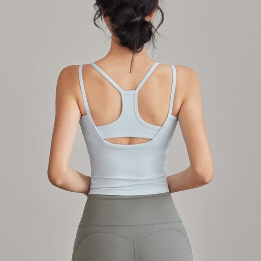 Shantou Lincun Pilates Top Suspender Summer Yoga Sports Vest Spandex Lined Moisture-wicking Breathable Women's Fitness Clothing Black L Recommended 111-124Jin Jin equals 0.5kg
