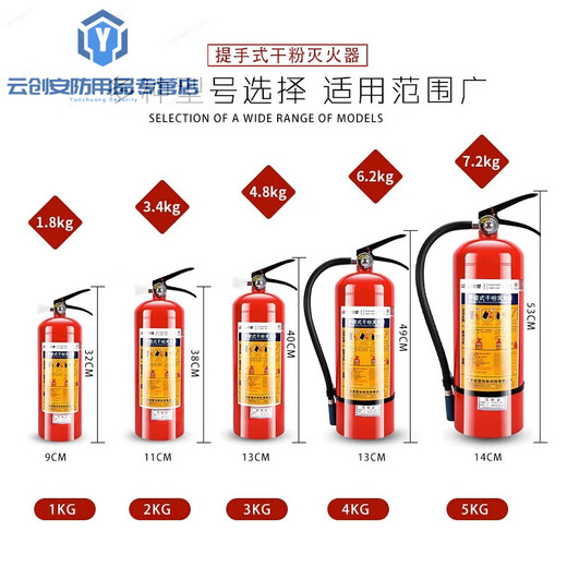 联塑灭火器4kg手提式车家商用物业仓库12358公斤消防箱子套装 可放两个4Kg灭火器空箱联