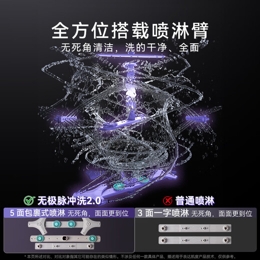 CASDON dishwasher embedded household independent 18 sets + 3 large capacity automatic disinfection all-in-one machine stepless pulse washing 2.0 Clean Rubik's Cube G200 Super 5-star cleaning 18 sets + 3 large capacity G200