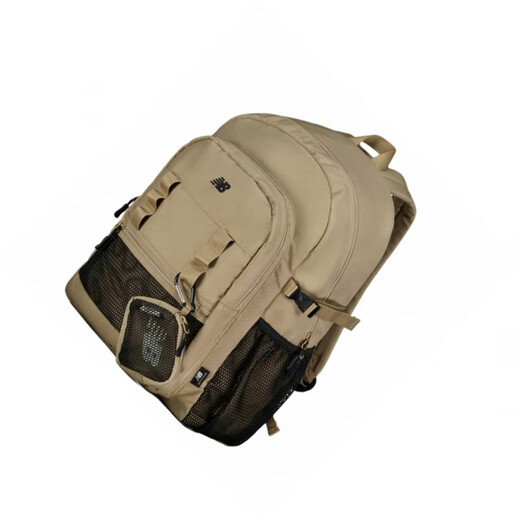 New Balance21.3L Mode, tragbare und praktische Stoff -Rucksack reguläre Männer und Frauen gleiche Model Paarmodell Braun Black Brown