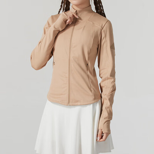 阿迪达斯 （adidas）外套女装2025夏季新款健身训练运动服立领防风休闲舒适夹克 KC0968 S